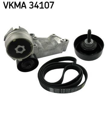 Kit de courroie d'accessoire (Courroie d’alternateur) SKF ref. VKMA 34107